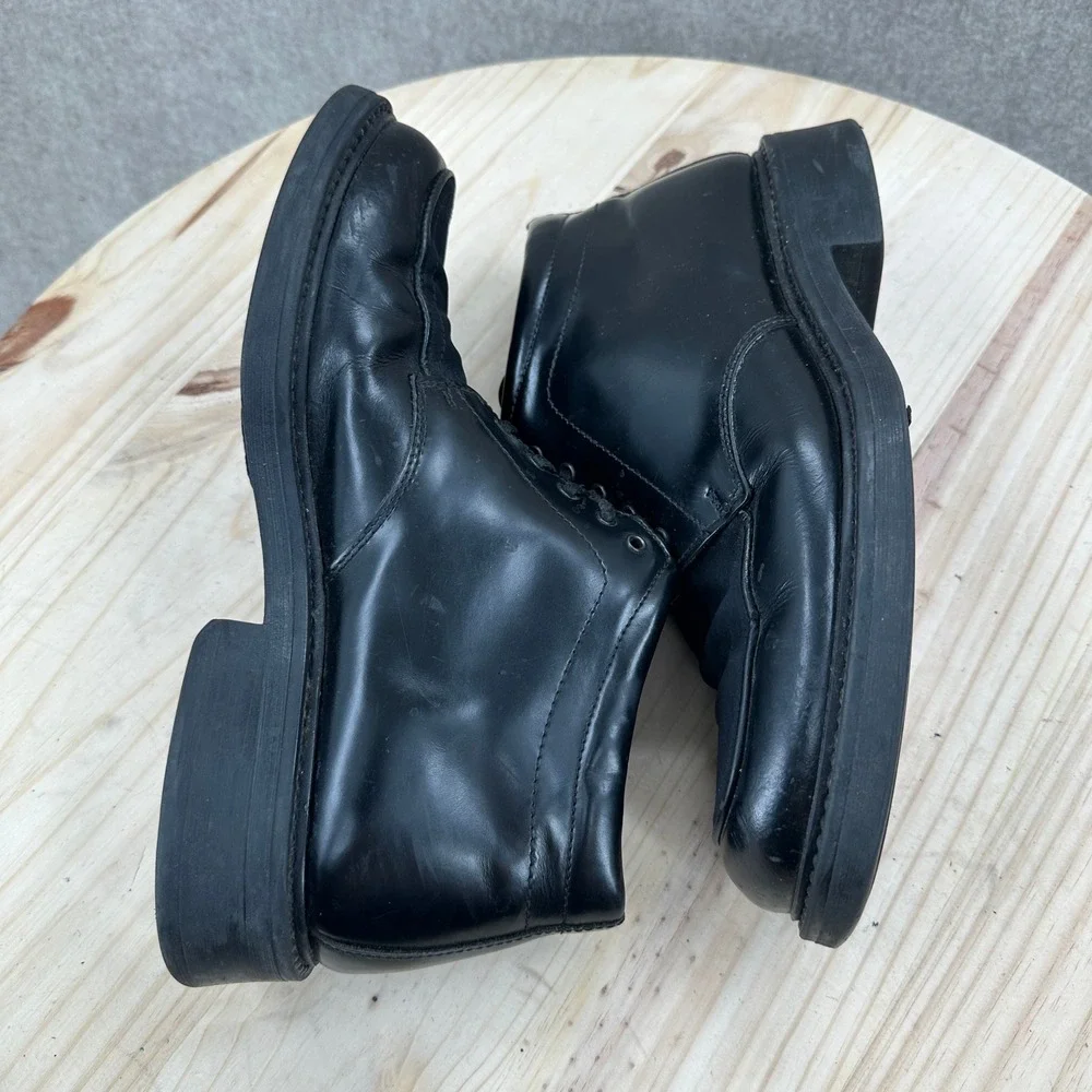 VTG Skechers‎ Mens Black Leather Chukka Boots Lace Up Moc Toe Ankle Boots 9.5